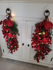 Villeroy Winter Collage 2 Beerenzweige NEU 60cm Weihnachten 🎄 Beerenapfelzweige