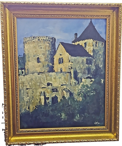 ölgemälde burg schloss - burg/schloss, in