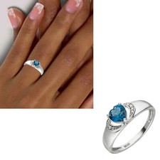 Damenring Herzform 585 echt