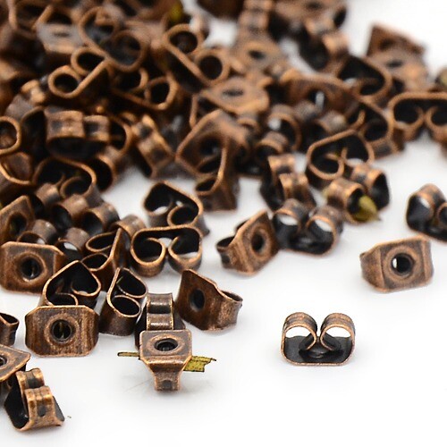 100 ohrmutter 5mm verschluss - ohrmutter,