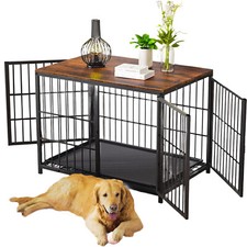 Xxl hundekäfig holz hundebox - hundekäfig,