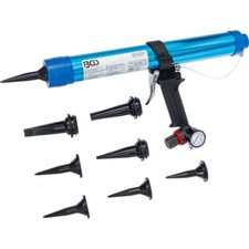 BGS 70336 Druckluft-Kartuschenpistole 8 Düsen für Klebekartuschen Silikon Acryl