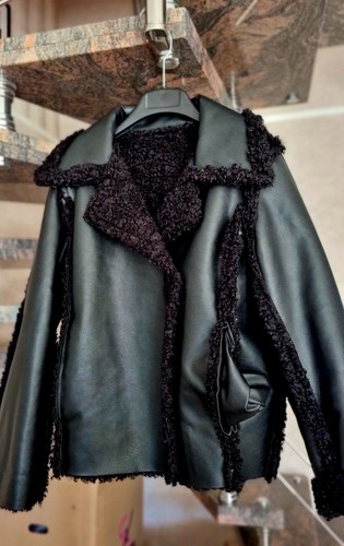 Doppelseitige teddyjacke m - ,