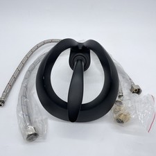 SJQKA waschtischarmatur wasserfall Schwarz,wasserhahn bad wasserfall,Wasserhahn 