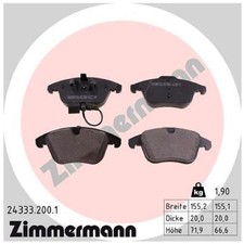 Zimmermann Bremsbelag-Satz