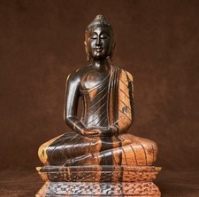 Holz Buddha Figur