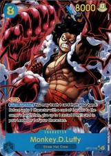 One Piece A Fist of Divine Speed Monkey.D.Luffy Alt Art OP11-118 NM english