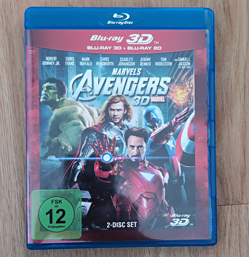 Marvel the avengers blu ray - blu-ray, 3d
