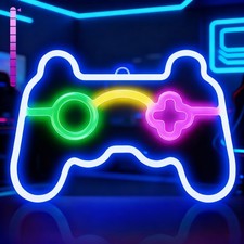 Gaming Neon Schild USB Neonlicht LED Schild Spiel Leuchtreklame Gaming Deko