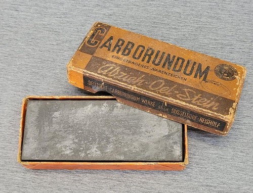 Carborundum abzieh oel stein - abzieh,