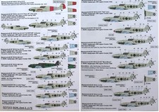 Decal Spanischer Bürgerkrieg  Teil2 Bf 109 I-15 Legion Condor 1:72 Spain Spanien