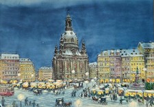 AK Dresden Striezelmarkt