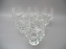 Friedrich Kristall 6 Cognacgläser STELLA Brandygläser 8eckiger Fuß