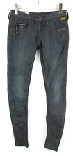 G-Star Ocean Skinny Jeans Damen W25/L32 Reißverschluss Fly Dunkler Denim Blau