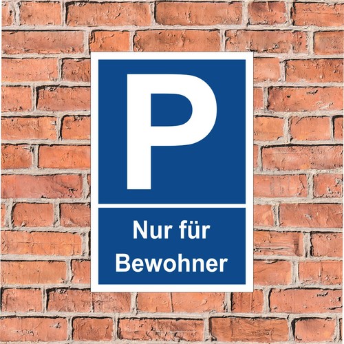 Parkplatz schild nur für - nur,