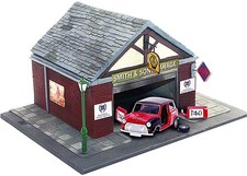 Mini Cooper Rob Stacey Restoration Model & workshop diorama 1:36 Corgi CC82258.