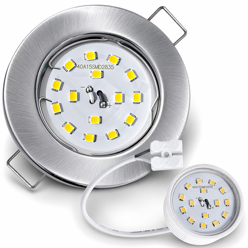 Led einbaustrahler flach 230v - led,