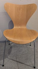 FRITZ HANSEN Stuhl Design Arne Jacobsen Buche Chrom - Dänemark 1997