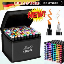 120 Farbe Marker Stifte Set Permanent Pen Für DIY Graffiti Sketch Twin Tip Pen