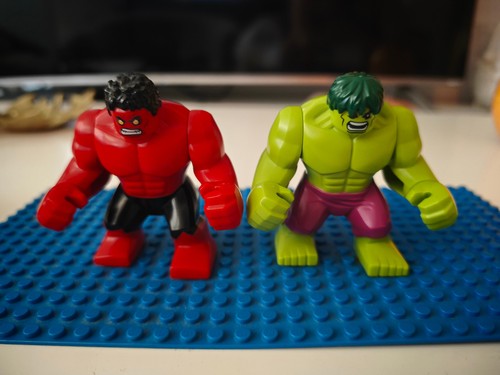 Lego minifiguren red hulk - lego,
