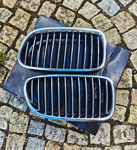 Set kühlergrill schwarz - set,