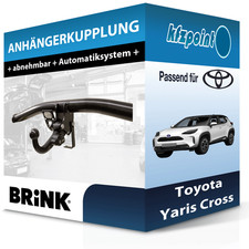 BRINK Anhängekupplung abnehmbar passend für Toyota Yaris Cross 09.2020-jetzt neu