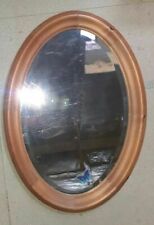 Spiegel oval im Vollholz -