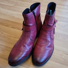 Damenschuhe  Stiefelletten von Rieker rot Gr. 41