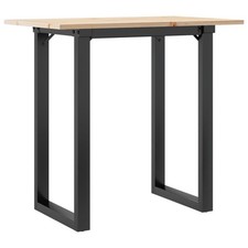 Esstisch O-Gestell 80x50x75 Cm