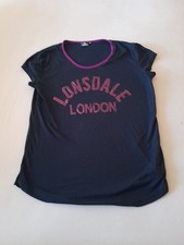 Lonsdale Damen T-Shirt blau Größe 12