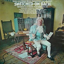 Walter Carlos - Switched-On Bach (1968) UK synth Moog LP CBS M-/M-