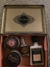 Cutex 30er Jahre Art Deco Damen Maniküre Set Modernist - Inhalt dabei