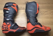 FOX instinct Motocross Stiefel Schwarz/Orange Gr.42,5