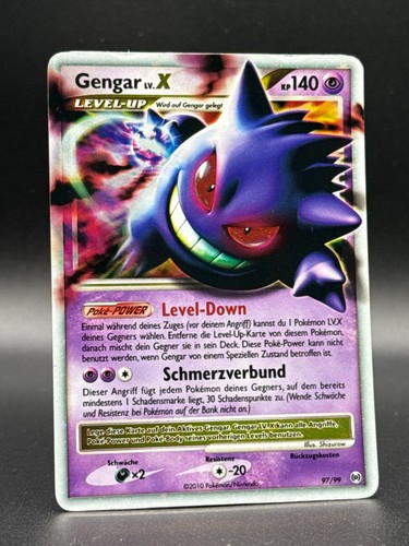 Gengar 99 holo - lv.,