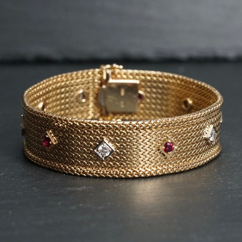 Armband brillant rubin - armband,