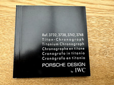 IWC Porsche Design Bedienungsanleitung Titan Chronograph 3732/3738/3742/3748