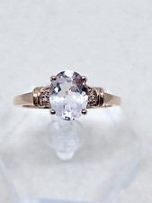 Ring 9 kt Rotgold Morganit &