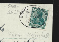 Ak Bahnpost Düren - Heimbach