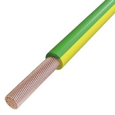 Erdungskabel flexibel für PV H07V-K UV-beständig 4mm², 6mm², 10mm², 16mm², 25mm²