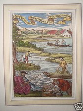 Angler Fisherman Fish Net