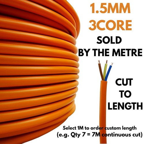 Orange adriges flexkabel 5 - flexkabel, 1,5