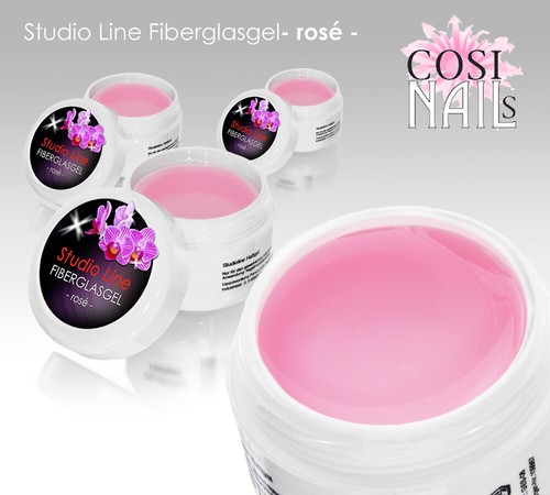 Fiberglas gel rosé 50ml - gel, **