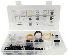 B-/C-Getriebe-Set für Loks 93 Teile mit Sortierbox Ersatzteile Spur G Gartenbahn