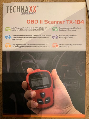 Obd scanner 184 - obd, tx-184