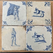 Fliese Kachel antik alt antique dutch tile tuile Delft Art tegel Niederlande