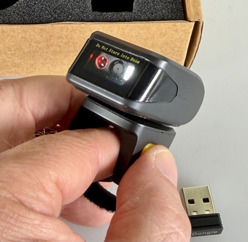 Mini tragbarer ring barcode - 2d,