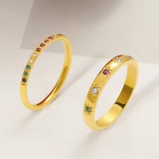 Edelstahl Ring | Bunte