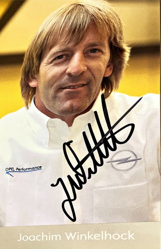 Autogramm joachim winkelhock - autogramm,