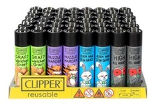 4 Clipper® Feuerzeuge groß