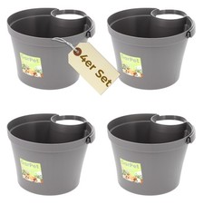 4er Set Fallrohr Blumentopf